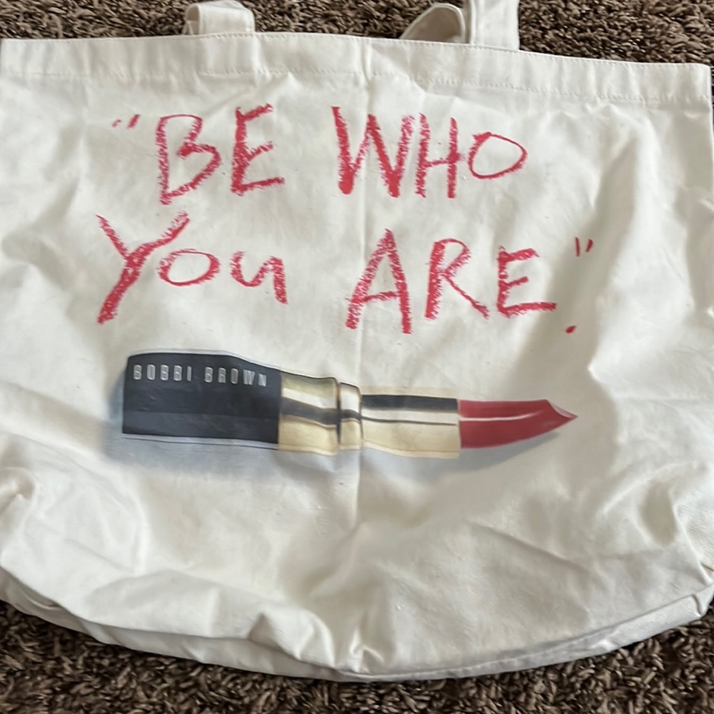 Bobbi Brown "Be Who You Are" Canvas Tote Bag